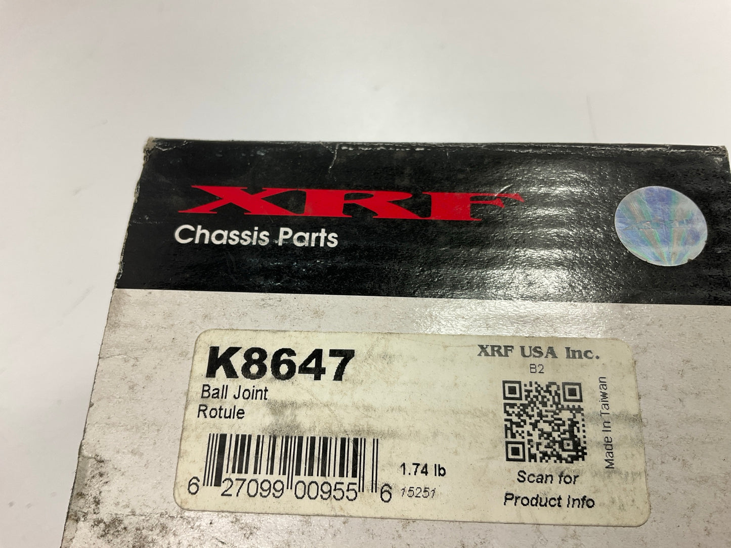 XRF K8647 Front Lower Suspension Ball Joint 1993-2002 Villager & Quest