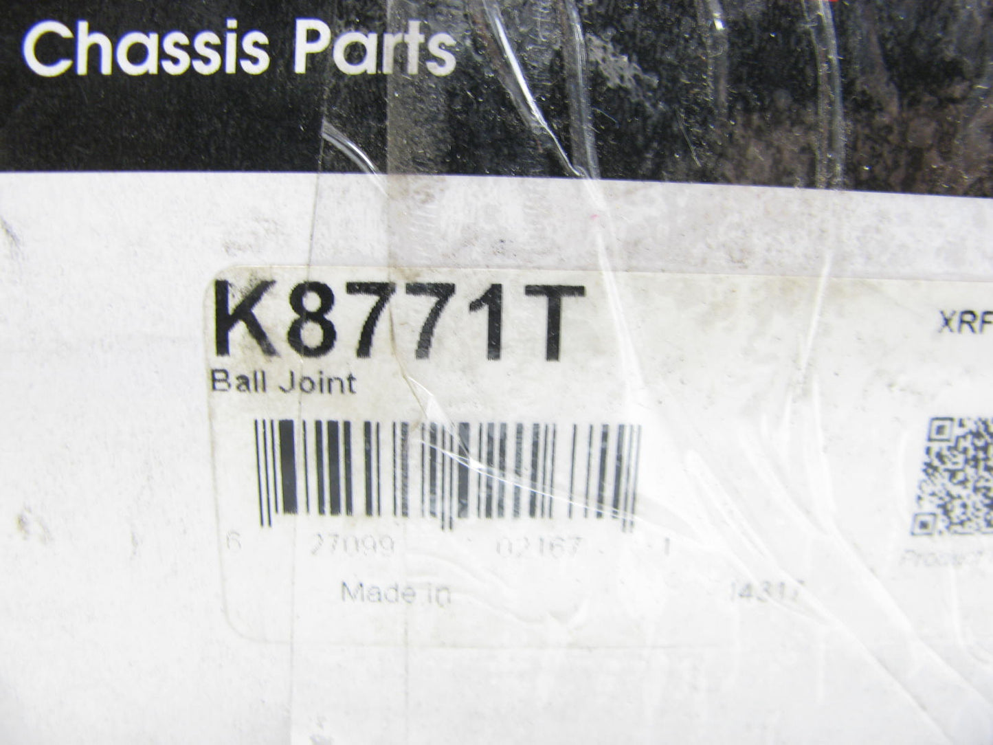 (2) XRF K8771T Suspension Ball Joint - Front Lower