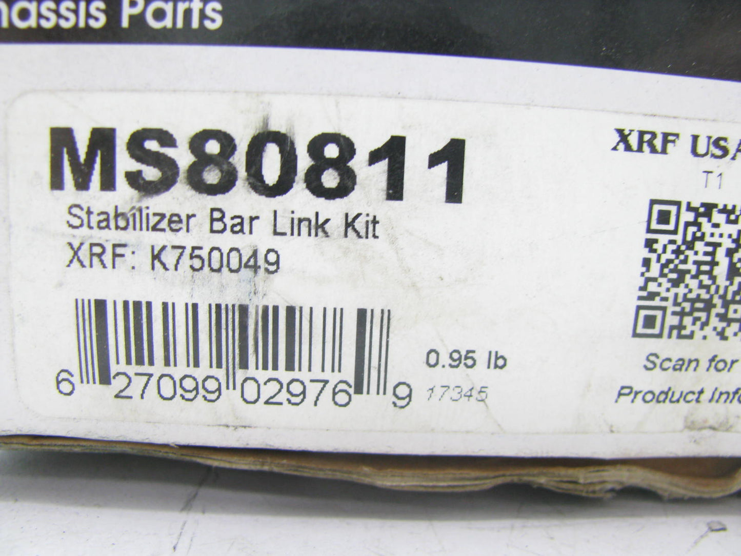 XRF MS80811 Suspension Stabilizer Sway Bar Link Kit - Front
