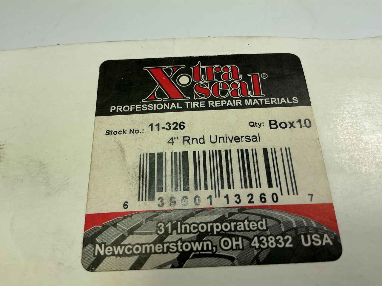 Xtra Seal 11-326 4'' Universal Round Tire Repair Patch - Pack Of 10