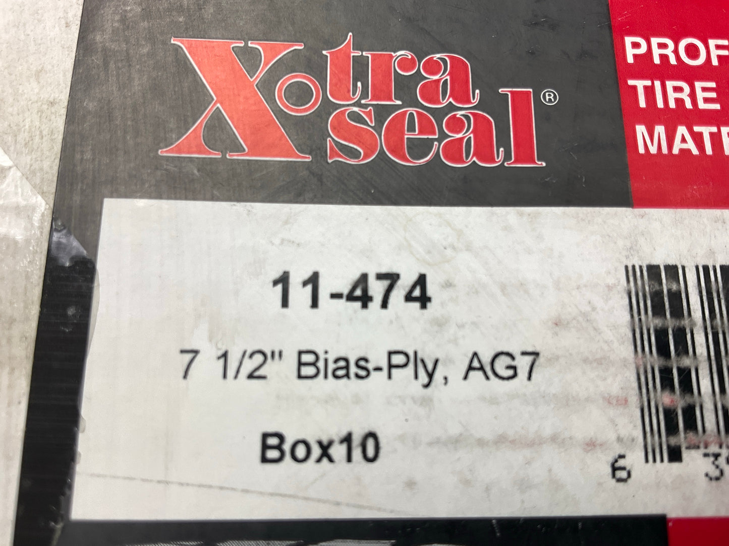 Xtra Seal AG7 Bias HEAVY DUTY Tire Patch, 4 Ply - 7-1/2'', Box Of 6 Patches