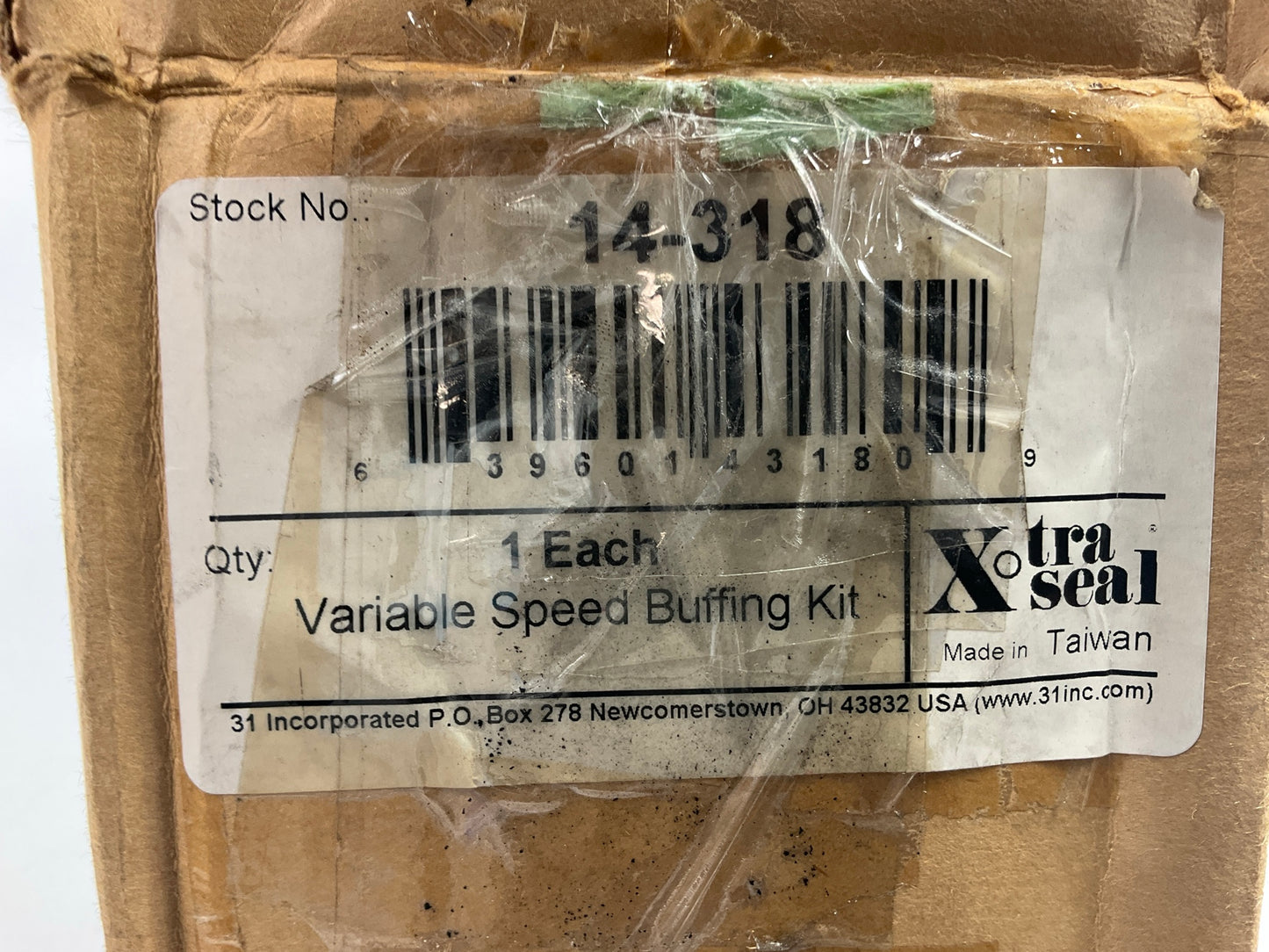 Xtra Seal 14-318 Mighty-Mite Variable Speed Buffer Kit 1/4'' Air Die Grinder
