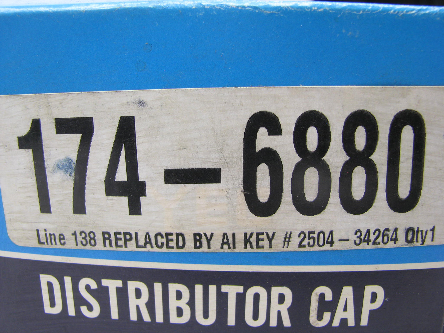 YEC 174-6880 Distributor Cap For CHEVY SPRINT, FIREFLY & SUZUKI FORSA L3-1.0L