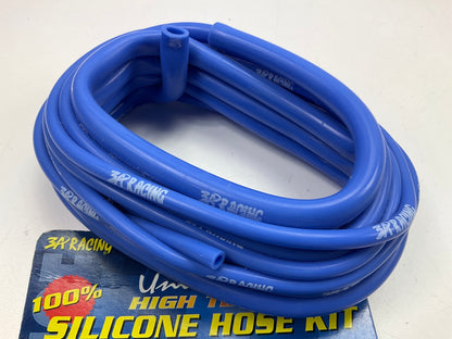 3A Racing 64-2032 4mm, 6mm, & 8mm Silicone Vacuum Hose Tube Kit, Blue