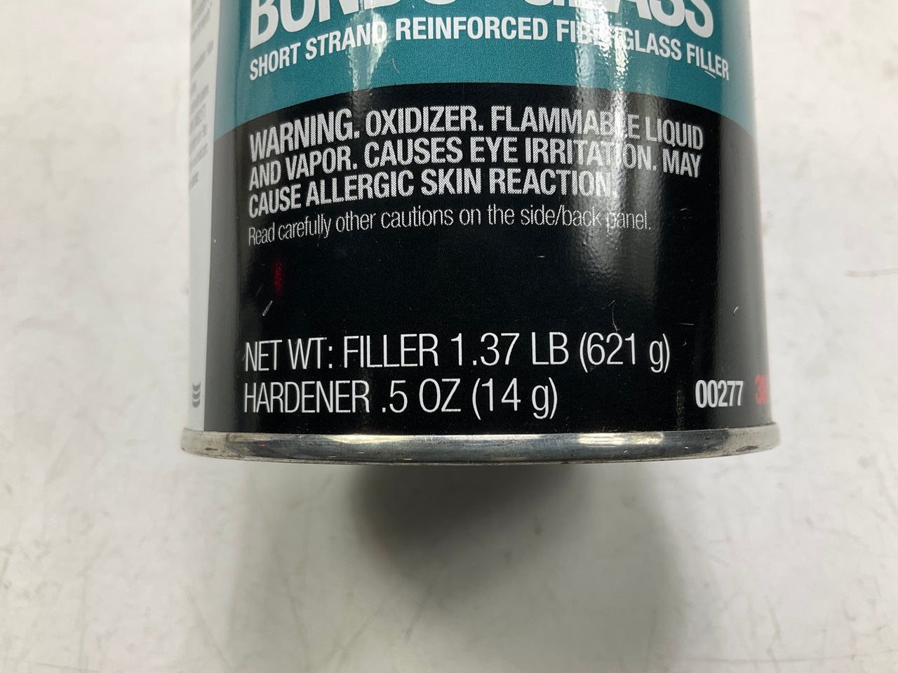 3M Bondo 00277 Glass Short Strand Reinforced Fiberglass Filler Stage 2 1.37 Lbs.