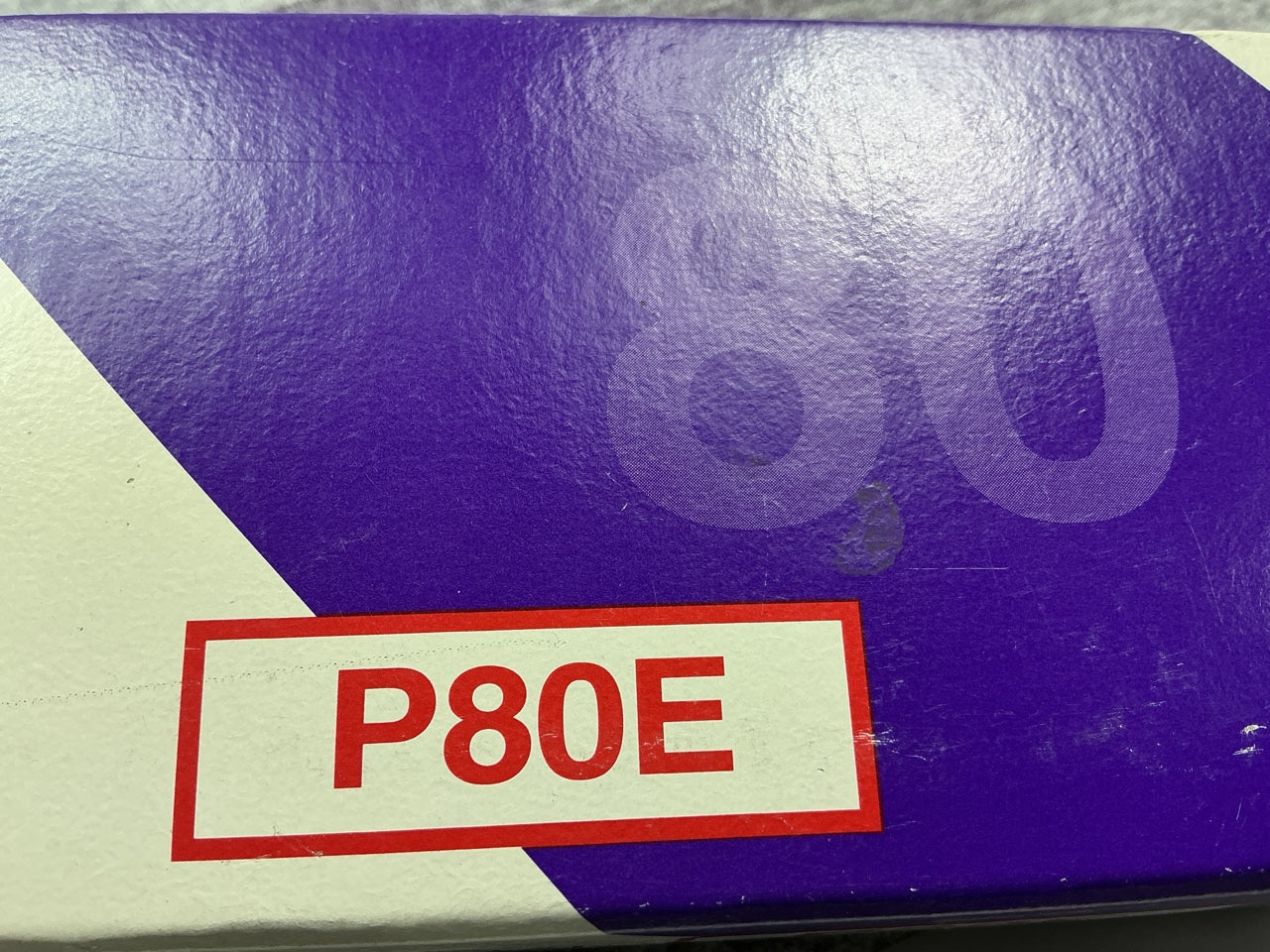 3M 00391 Imperial Stikit 2-3/4'' X 16-1/2'' P80E Grit Sandpaper Sheets, 50 / Pack