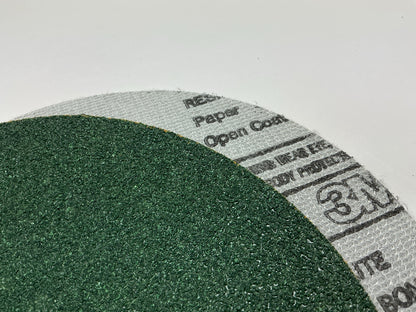 3M 00524 Green Corps Hookit Regalite 8'' 40 Grit Sanding Disc (25 / Box)