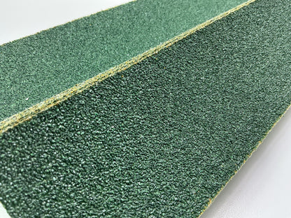 3M 00542 Green Corps Hookit 2.75''x16.5'' 40 Grit File Sandpaper Sheet - 50 / Box