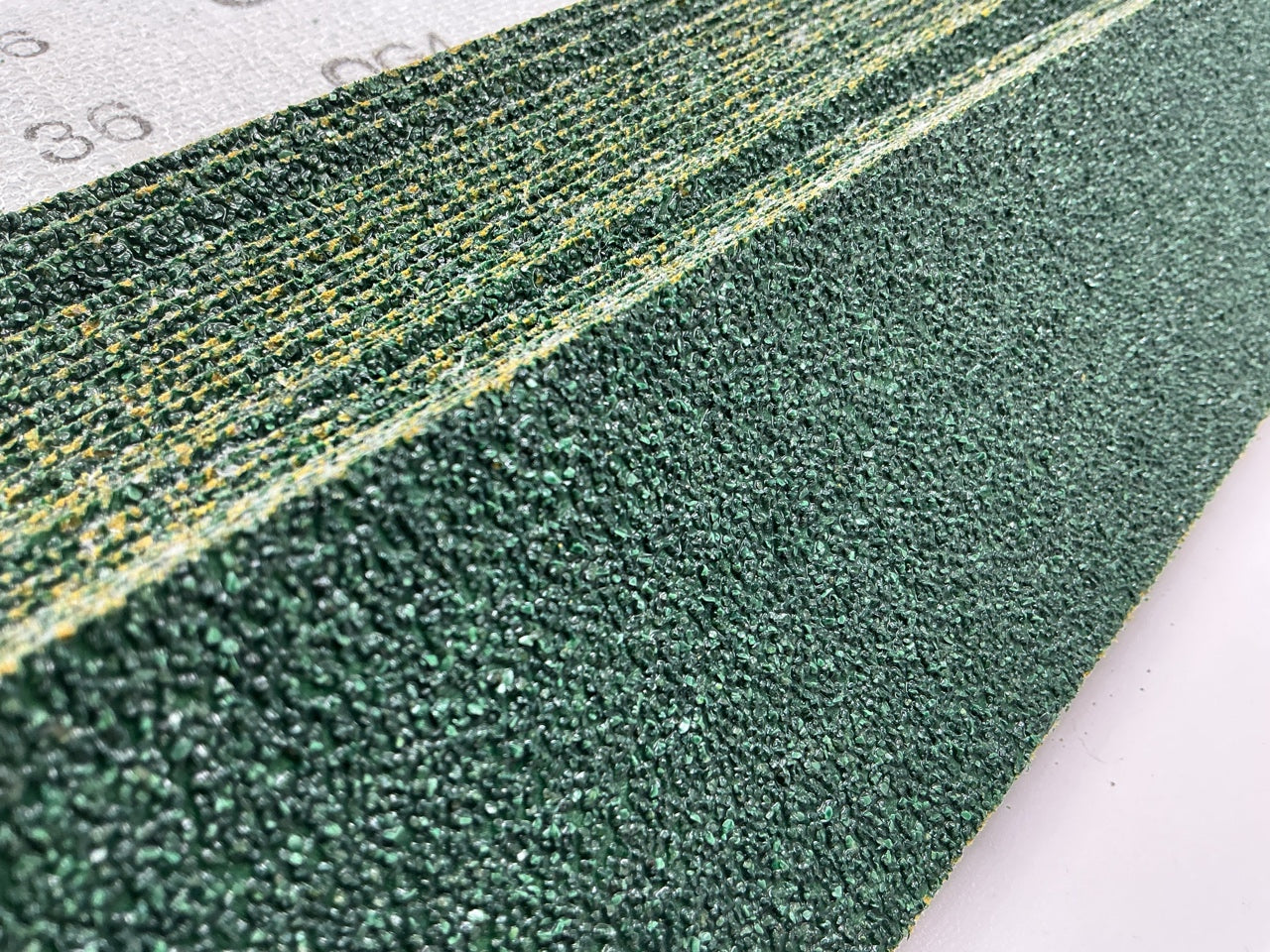 3M 00543 Green Corps Hookit Sandpapert Sheets 36 Grit, 2-3/4'' X 16-1/2'', 50 Pack