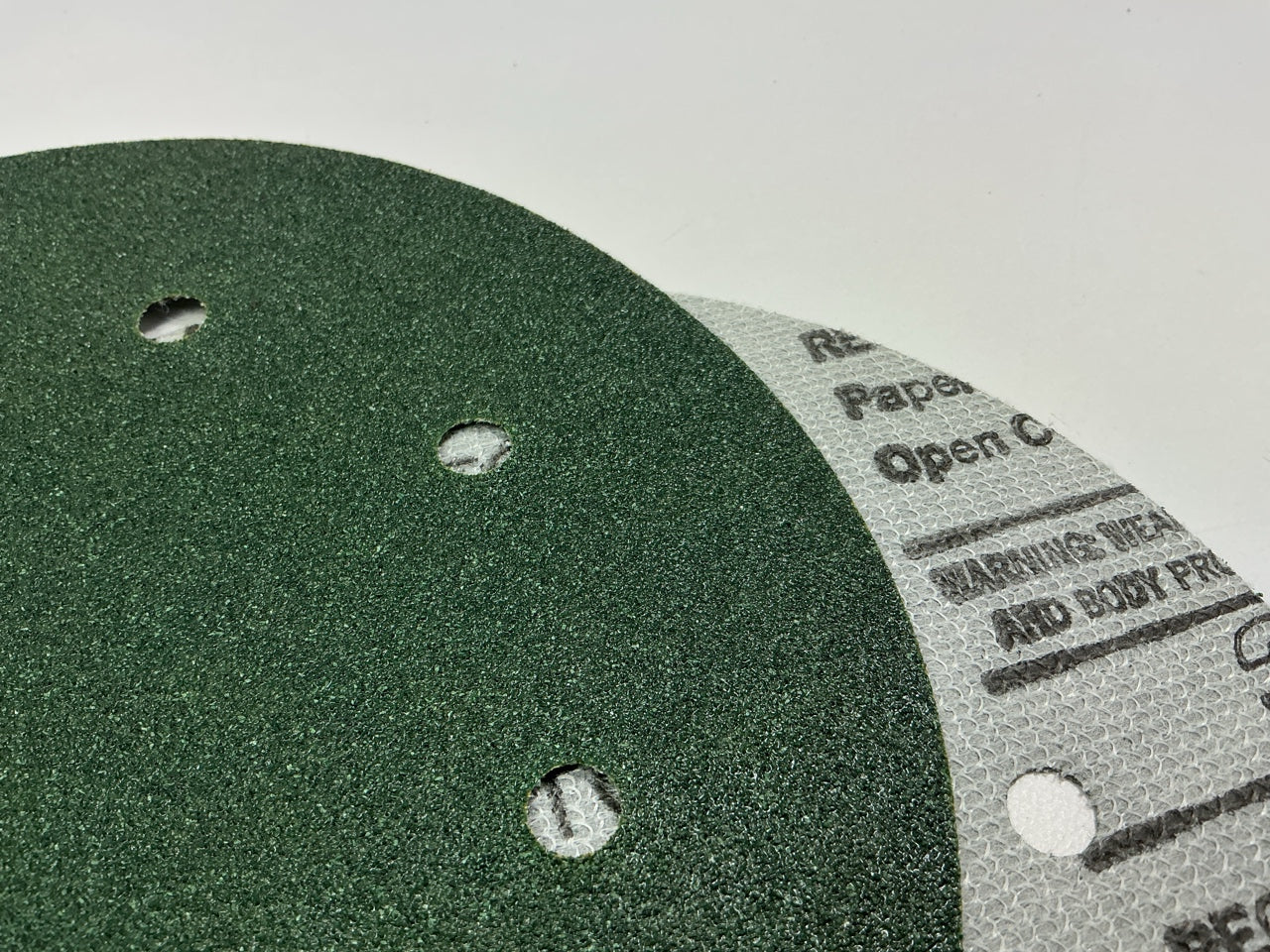 3M 00621 Green Corps Hookit Sanding Disc Dust Free, 8'', 80 Grit, 25 Discs / Box