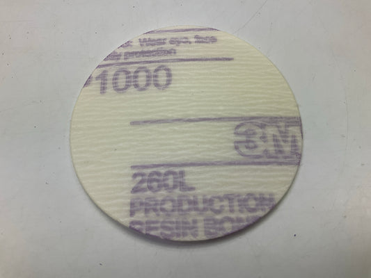 3M 00909 Hookit Finishing Film Sanding Abrasive Discs 3'' Grit P1000, 50/Box