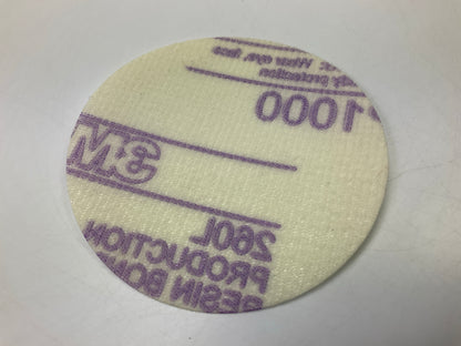 3M 00909 Hookit Finishing Film Sanding Abrasive Discs 3'' Grit P1000, 50/Box