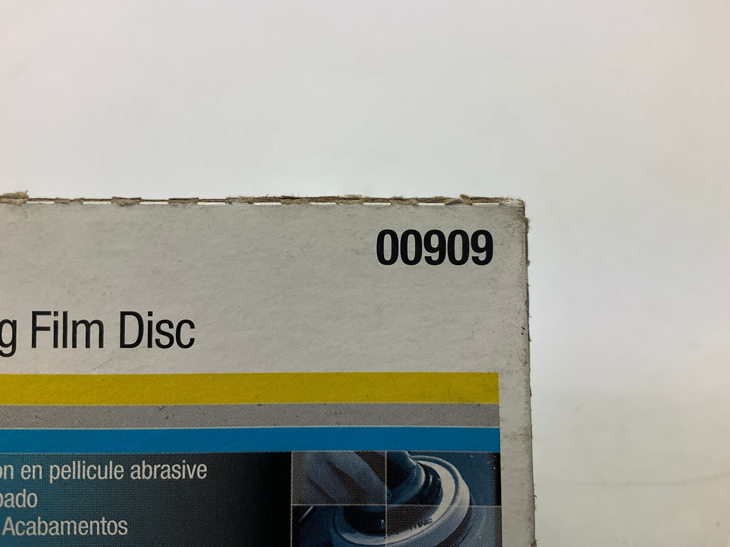 3M 00909 Hookit Finishing Film Sanding Abrasive Discs 3'' Grit P1000, 50/Box