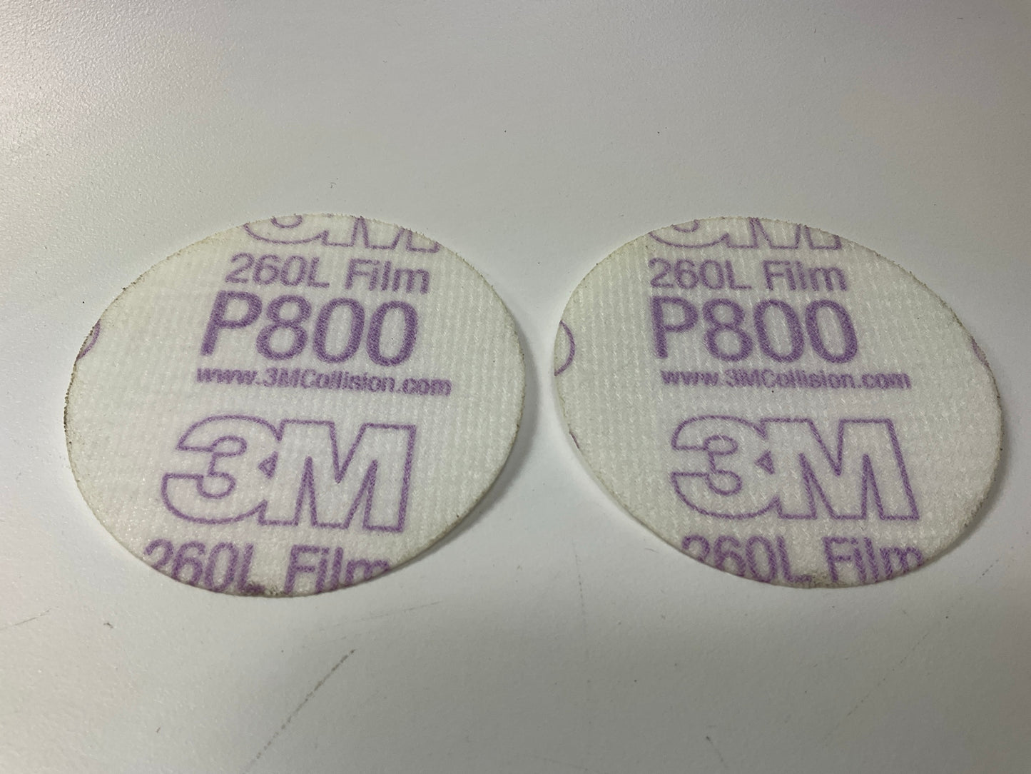 3M 00910 Hookit Finishing Film Sanding Disc, 3 Inch, P800 Grit, 50 Discs