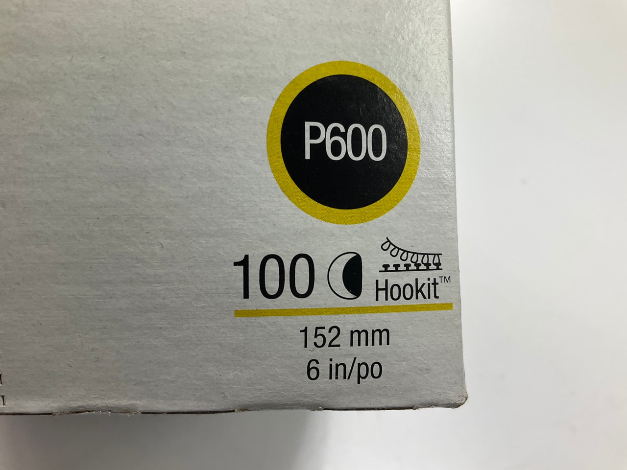 3M 00971 Hookit Finishing Film Disc 6 Inch P600 Grit, Pack Of (100 Discs)