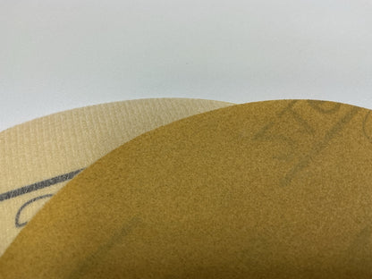 3M 00977 Hookit Gold Sanding Disc 216U 6'' P240A 240 Grit (100 Discs / Box)