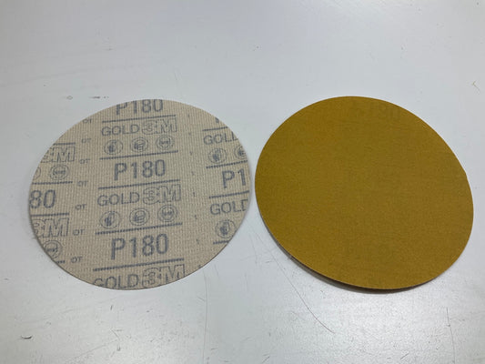3M 00979 Hookit Gold Sanding Disc 236U, 6 Inch, P180C Grit (100 Discs/Box)