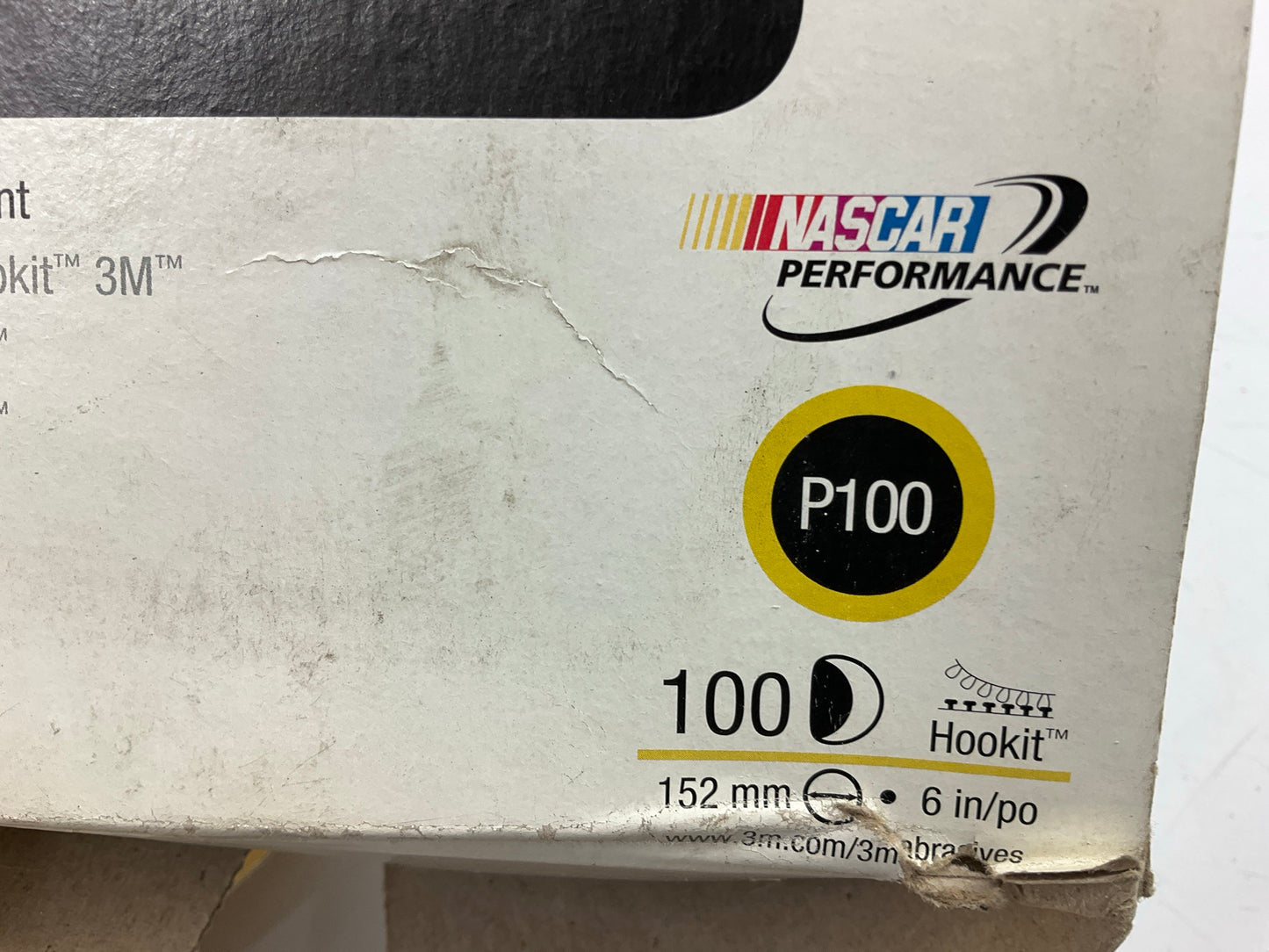 3M 00982 Gold Abrasive Hookit Sanding Disc 6'' P100 Grade - Box Of 100