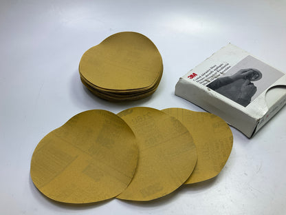 3M 01039 - 6'' Gold Sanding Discs, P180A Grade - Box Of 100