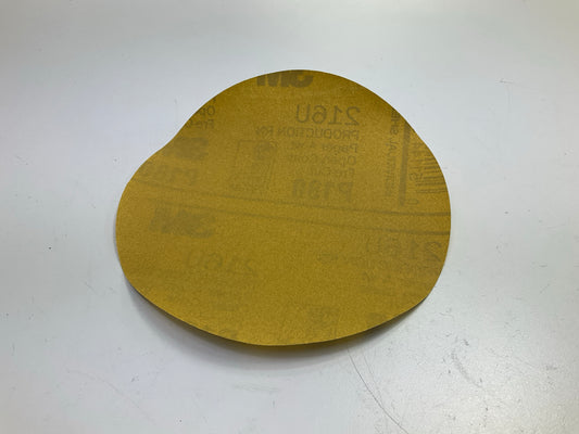 3M 01039 - 6'' Gold Sanding Discs, P180A Grade - Box Of 100