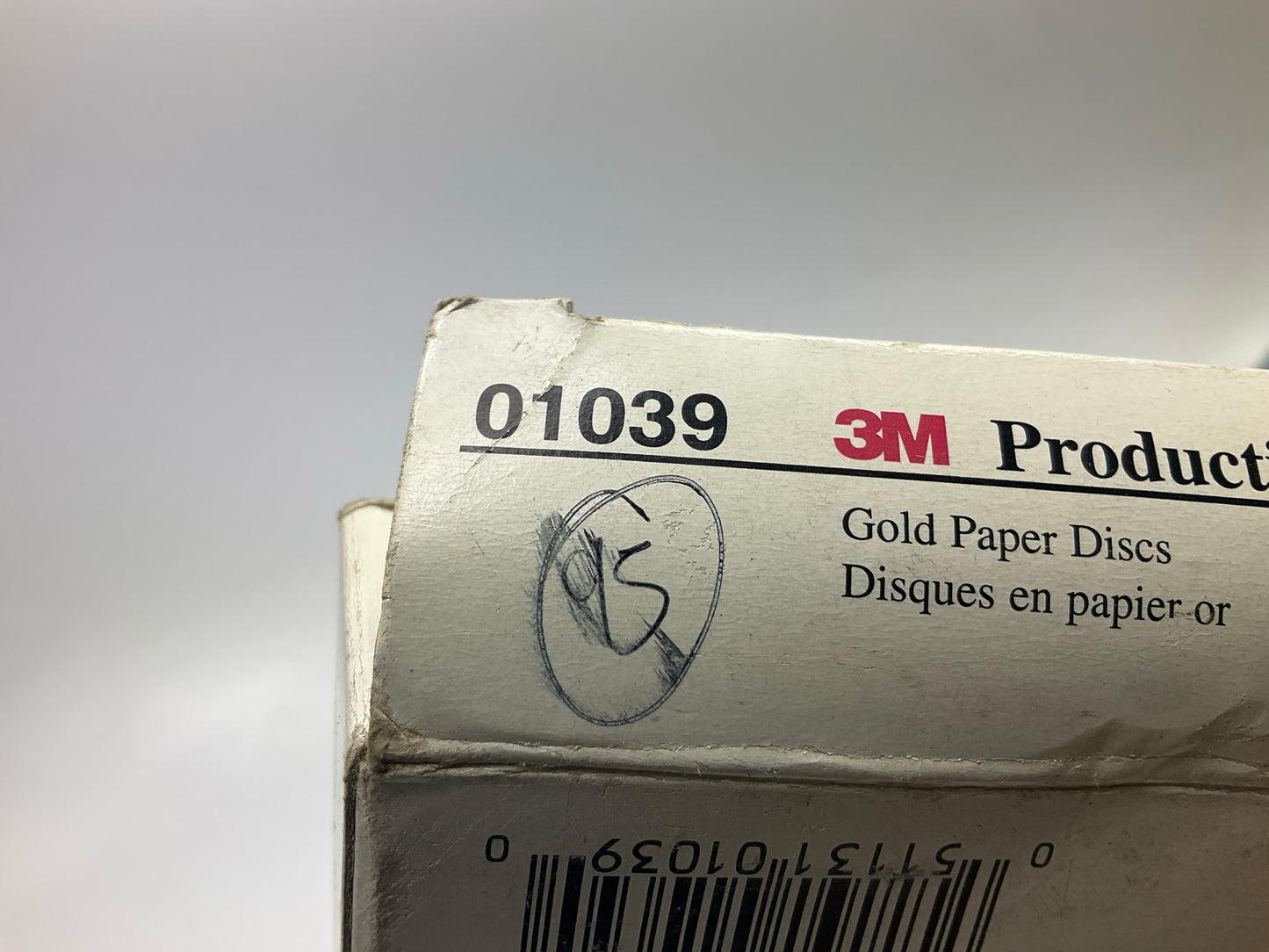 3M 01039 - 6'' Gold Sanding Discs, P180A Grade 180 Grit - 95 Discs Total