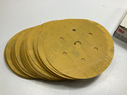 3M 01091 Hookit Gold Disc Dust Free 216U, P600, 6'' Sanding Discs -  50 / Box