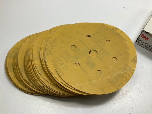3M 01091 Hookit Gold Disc Dust Free 216U, P600, 6'' Sanding Discs -  50 / Box