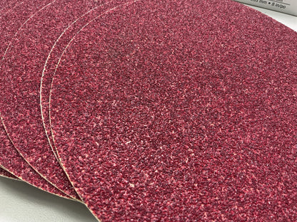3M 01101 Red Abrasive 8'' P40 40 Grit Stikit Auto Body Sanding Discs (25 / Box)