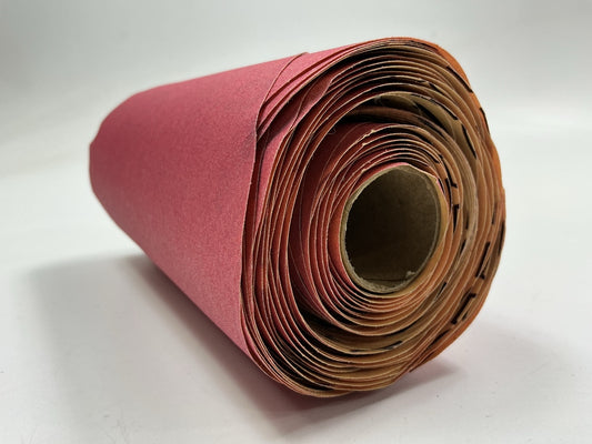 3M 01111 Red Sandpaper 220 Grit Sanding Disc For DA Sticky Back, Roll Of 100