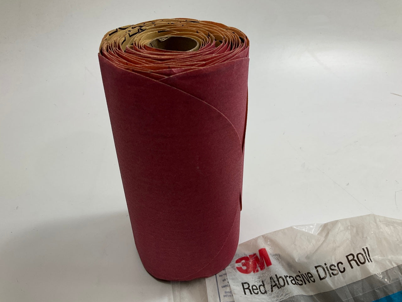 3M 01112 Red Abrasive Stikit Sanding Disc 6 Inch, P180 Grit (100 Discs/Roll)