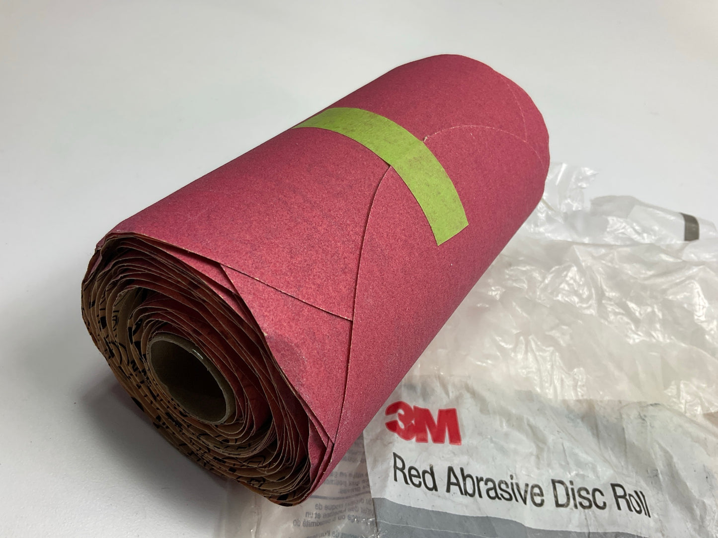 3M 01112 Red Abrasive Stikit Sanding Disc 6 Inch P180 Grit (100 Discs/Roll)