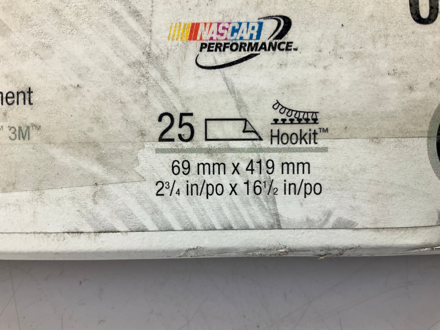 3M 01180 Abrasive Hookit P150 Grit , 2-3/4''x16-1/2'' Sandpaper File Sheet, 25 Pcs