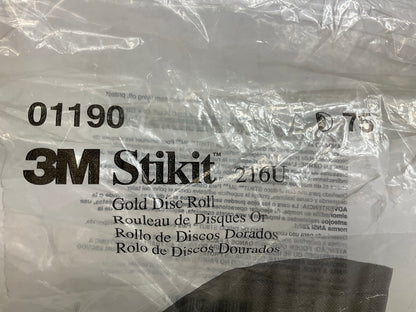 3M 01190 Abrasive Stikit Sanding Discs 5'' Diameter, P320 320 Grit, 75 Discs