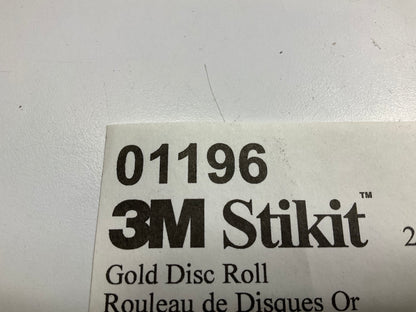 3M 01196 Stikit Gold Sanding Disc Roll, 5 In, P120 Grade, 75 Discs Per Roll