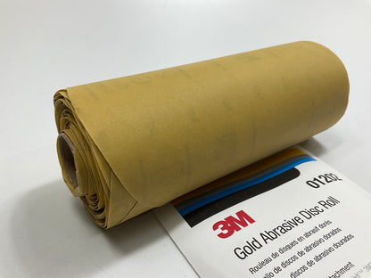 3M 01202 Stikit Gold Sanding Abrasive Disc Roll, 6 In, P500, 75 Discs Per Roll