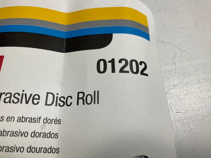 3M 01202 Stikit Gold Sanding Abrasive Disc Roll, 6 In, P500, 75 Discs Per Roll