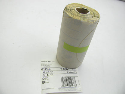 3m 01238 Crystal Bay PSA  6'' 400 GRIT Sanding Discs 12,000 RPM