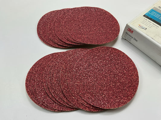3M 01262 Red Abrasive Hookit 6'' P40 40 Grit Sanding Abrasive Disc (25 / Box)