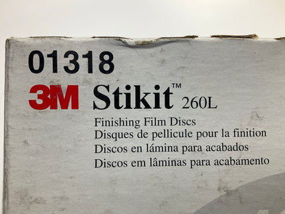 3M 01318 Stikit Finishing Film 6'' P1200 1200 Grit Sanding Discs (100 / Box)