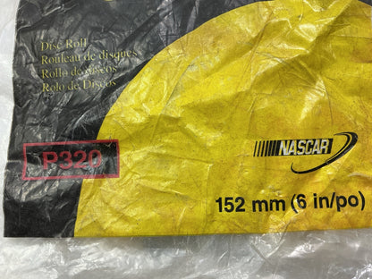 3M 01325 Stikit Gold 6'' P320 Grit Film Sanding Disc Roll, 75 Discs Total