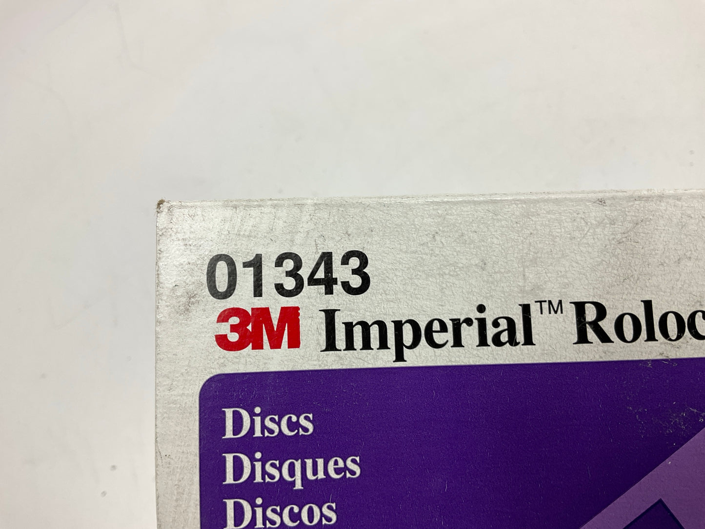 3M 01343 3'' 24-grit Coarse Abrasive Imperial Sanding Discs, Pack Of 15 Discs