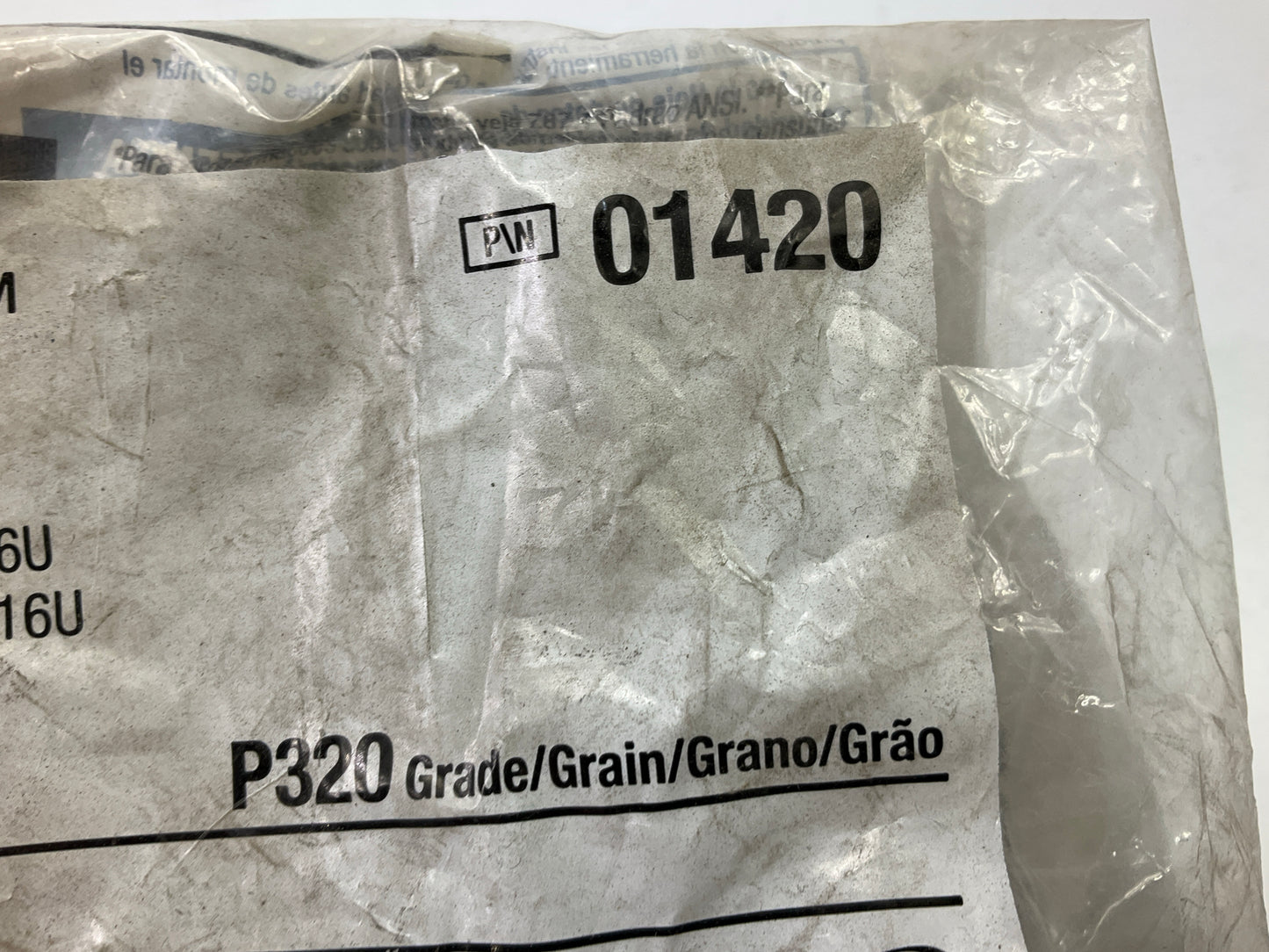 3M 01420 Stikit Gold 5'' P320 320 Grit Sanding Abrasive Disc Roll (175 Discs)