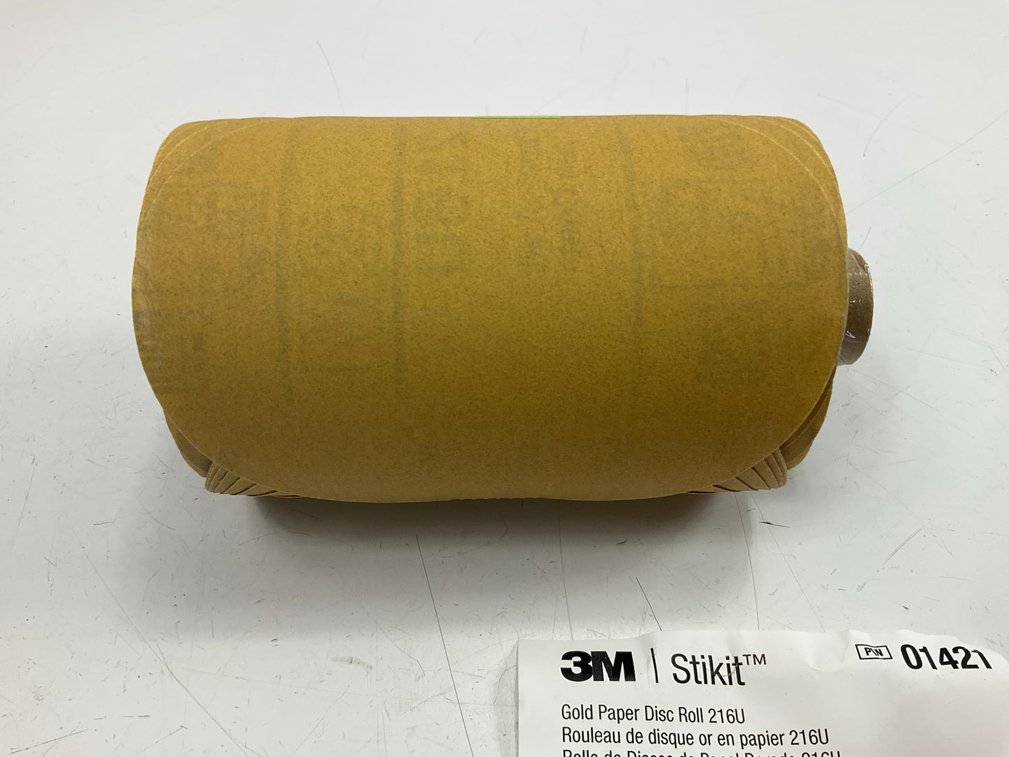 3M 01421 Gold Film Sanding Discs, 280 Grit, 5'' Diameter, 216U Stikit, 175 Pcs