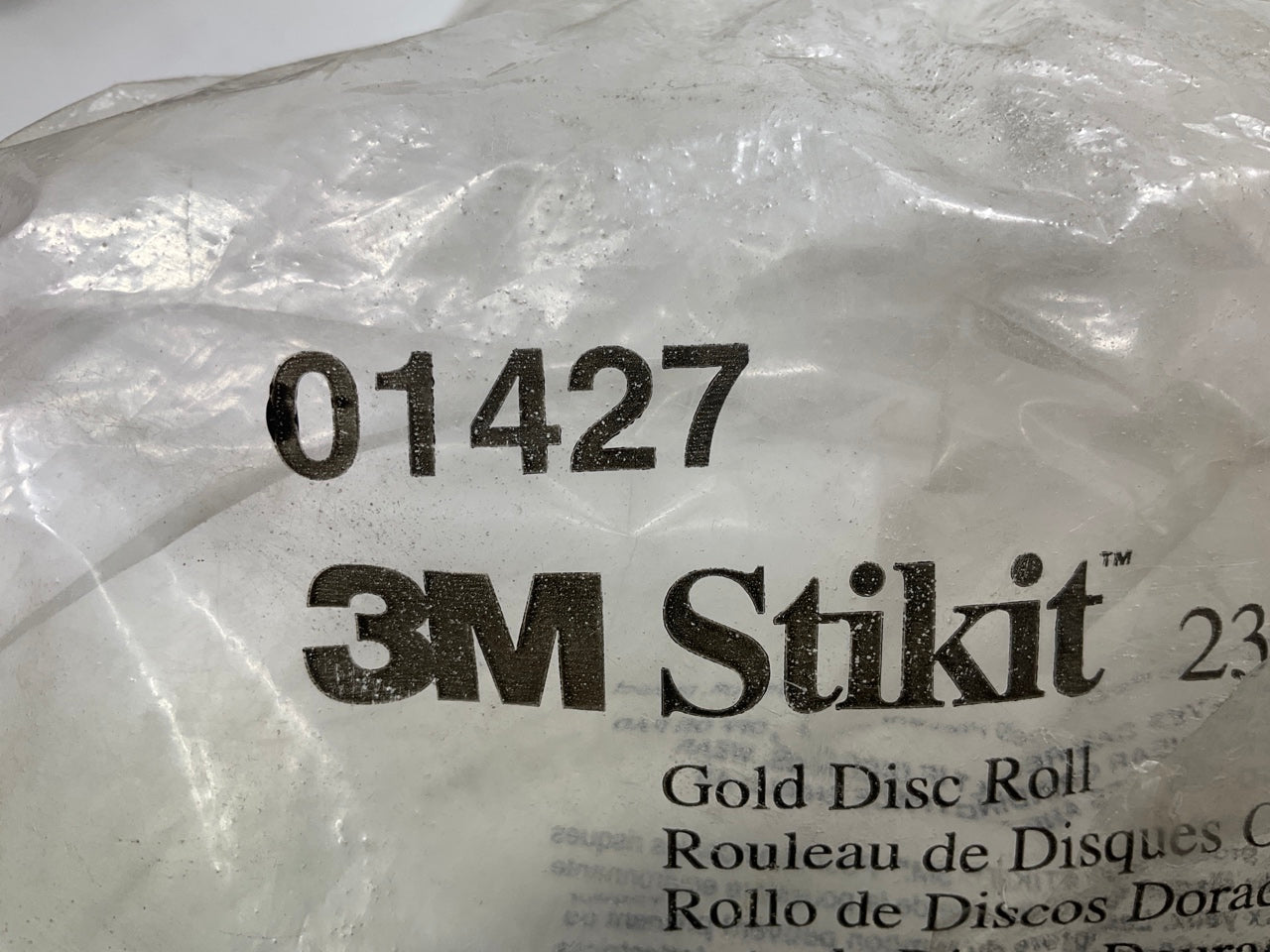 3M 01427 Stikit Gold Sanding Disc Roll 236U, 5'', P100 Grade, 125 Discs Per Roll