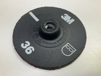 3M 1430 01430 Kut-Down Sanding Disc, 3'', 36 Grit, 20 Discs / Box