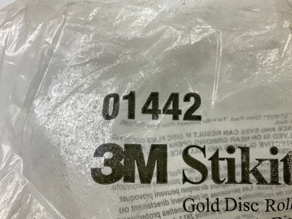 3M 01442 236U Stikit PSA Gold Sanding Disc Roll 6 Inch, P100 Grit 125 Discs/Roll