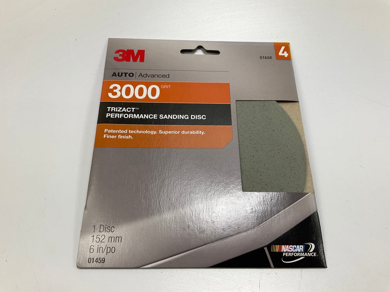 3M 01459 Trizact Performance Sanding Abrasive Disc, 6 In, 3000 Grit (ONE DISC)