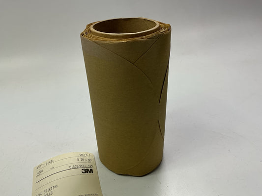 3M 01484 Stikit 216U Gold 8'' P400 Grit Abrasive Sanding Disc Roll, 125 Discs