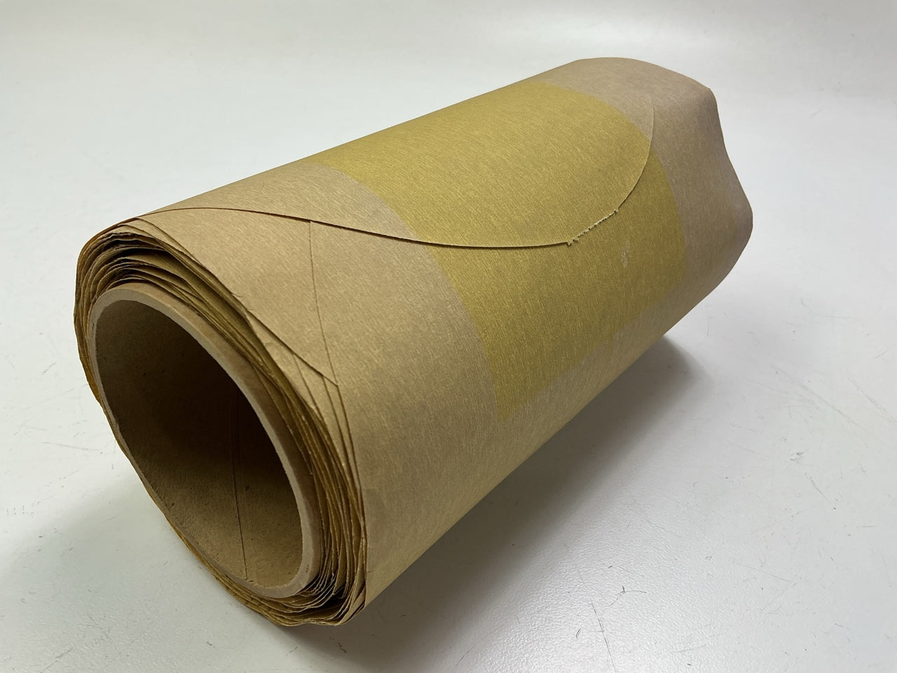 3M 01484 Stikit 216U Gold 8'' P400 Grit Abrasive Sanding Disc Roll, 125 Discs