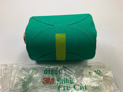 3M 01501 5 Inch Stikit 80D Grit Fre-Cut Sanding Disc Roll, 100 Disc Per Roll